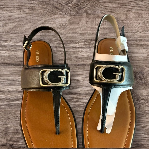 Guess Gwarenna Slingback Thong Sandals NIB Size 9 - Picture 4 of 8